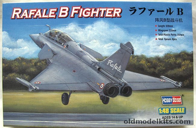 Hobby Boss 1/48 Rafale B Fighter, 80317 plastic model kit